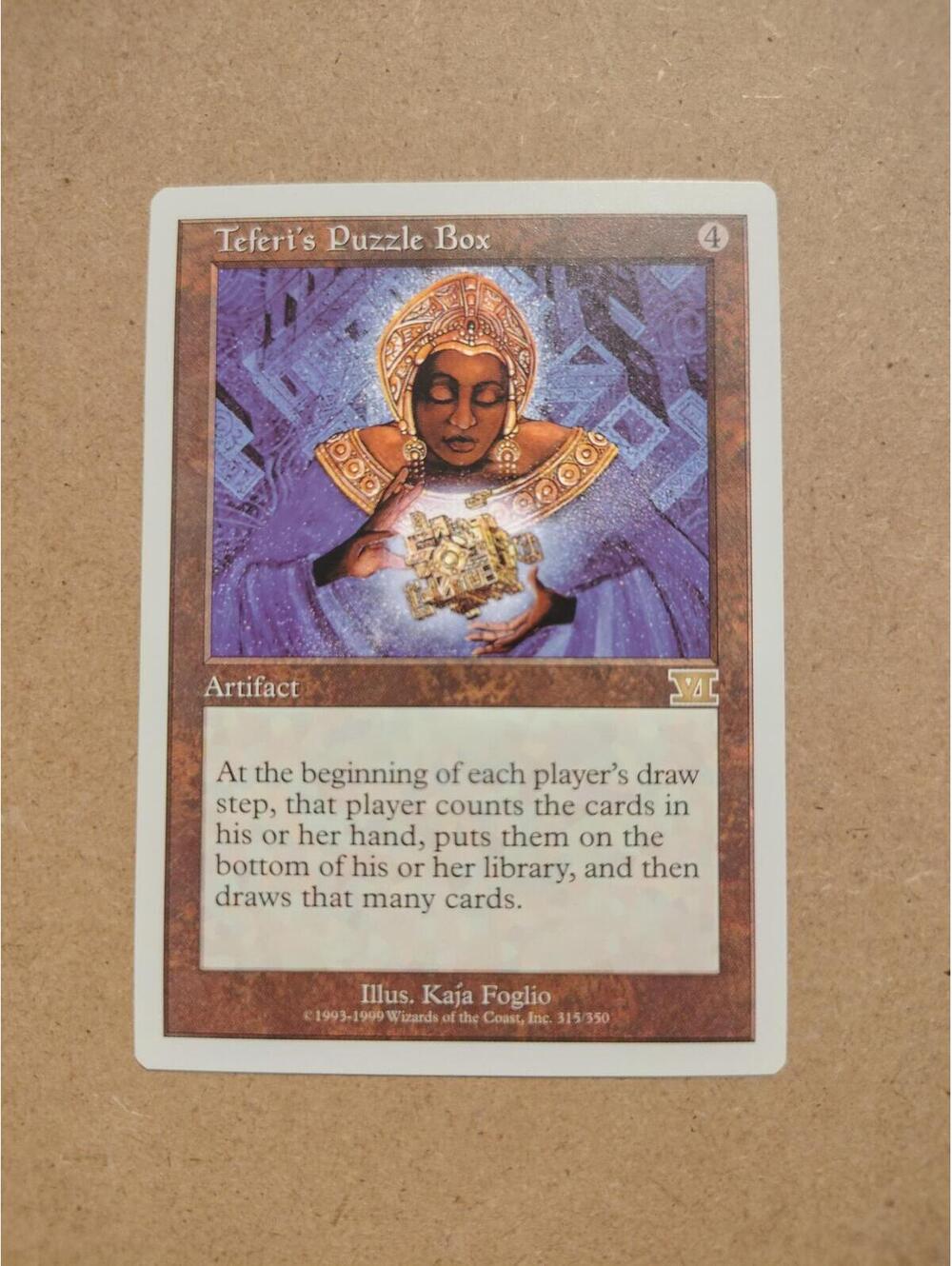 Teferis Puzzle Box MTG Classic Sixth Edition gently played single